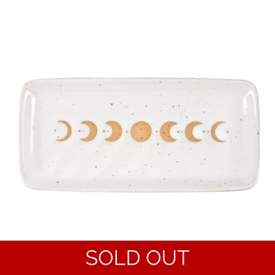 Moon Phase Ceramic Trinket Tray